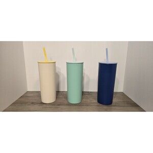 Sun Squad 26oz Tumbler with Straw Mint MULTI COLOR